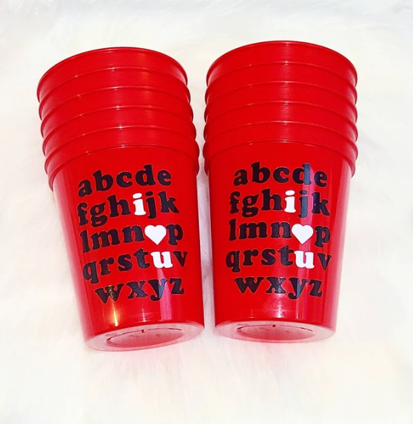 Valentine's Day Party Cups