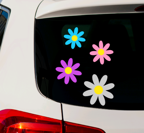 Daises Vinyl Decal