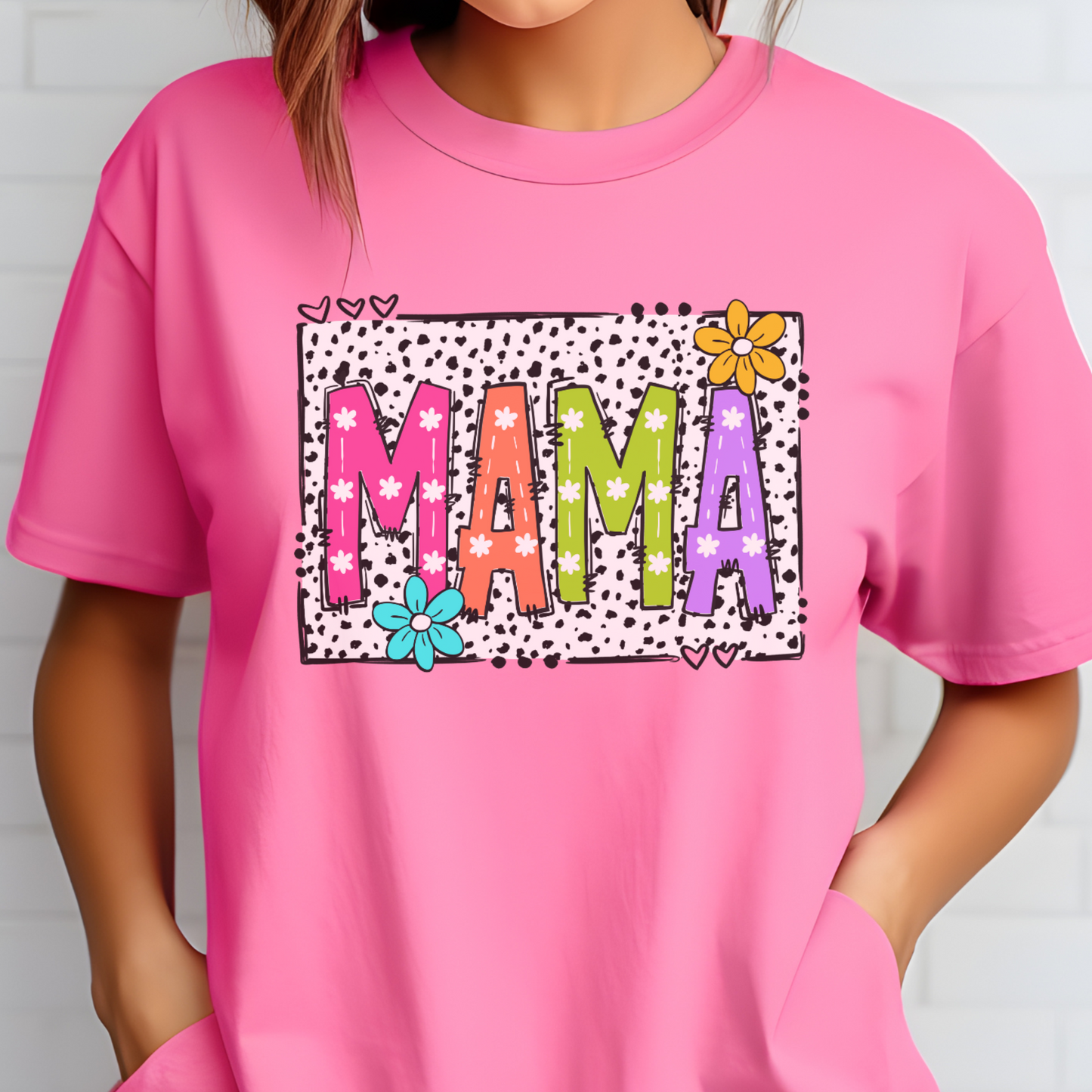 Mama Dalmation Print Shirt