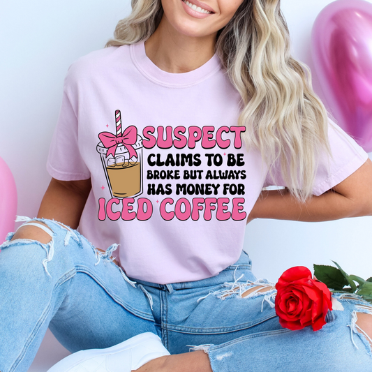 Suspect Iced Coffee Shirt