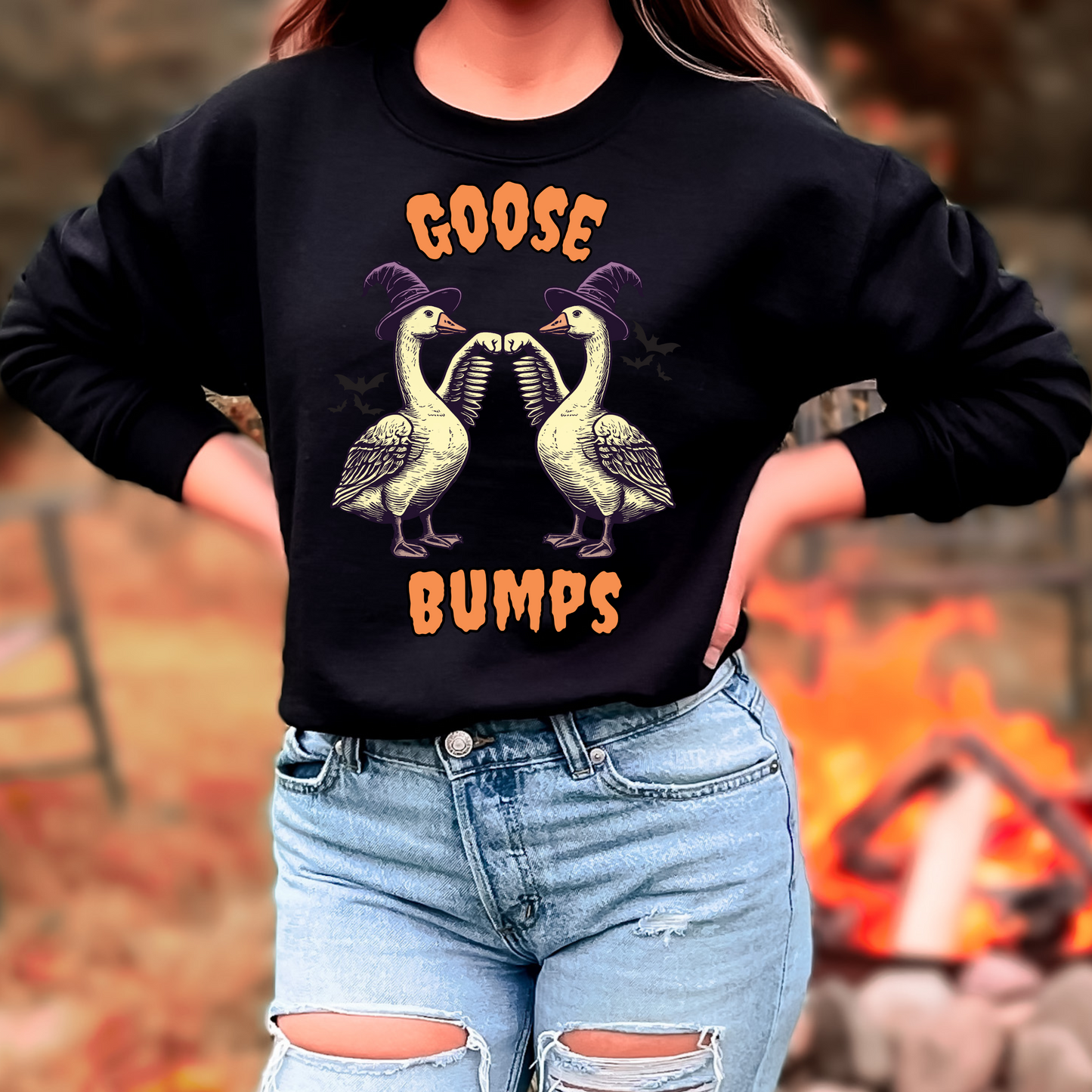 Goose Bumps Halloween Sweatshirt