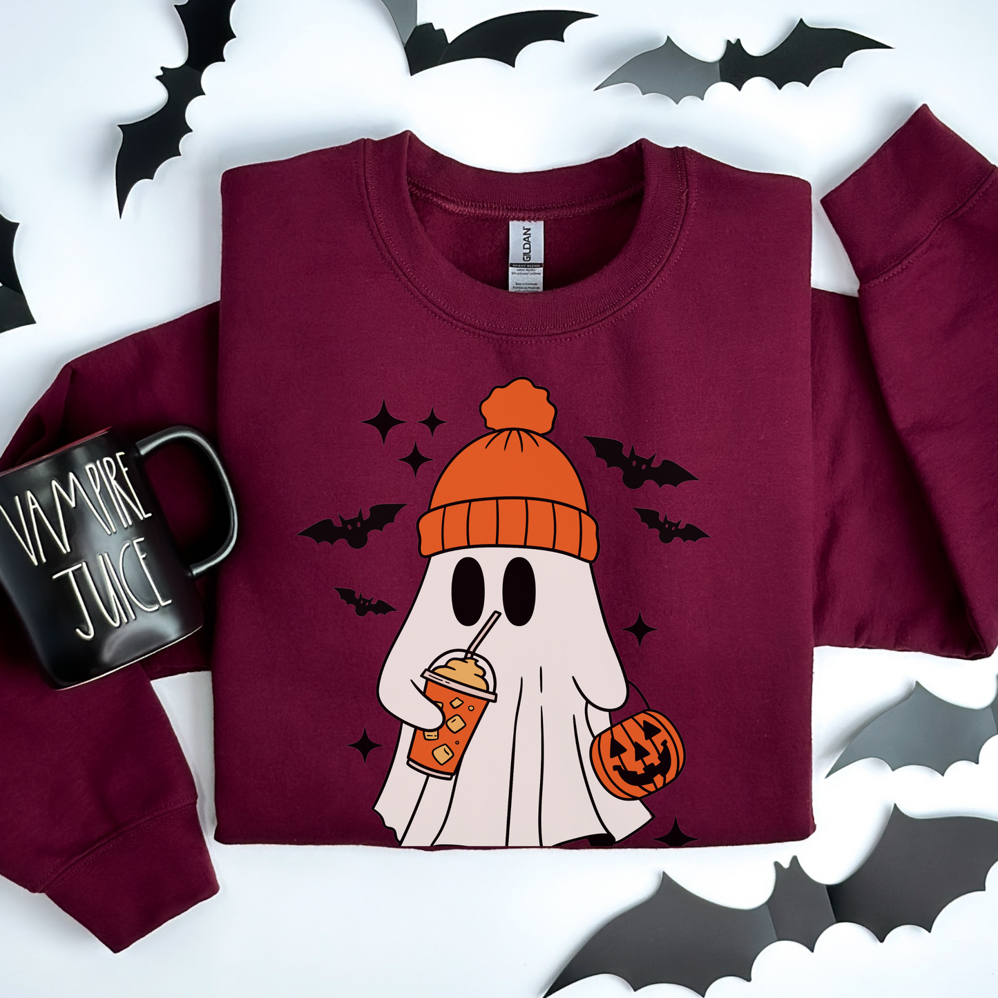 Iced Coffee Ghost Sweatshirt