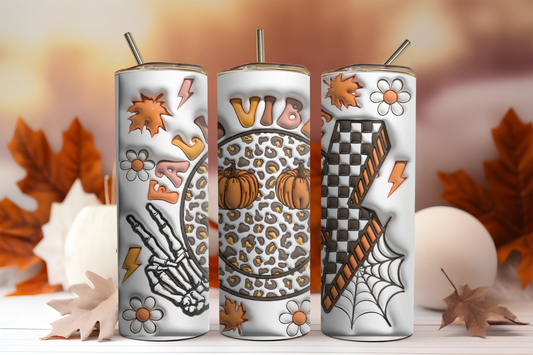 Retro Fall Vibes Tumbler