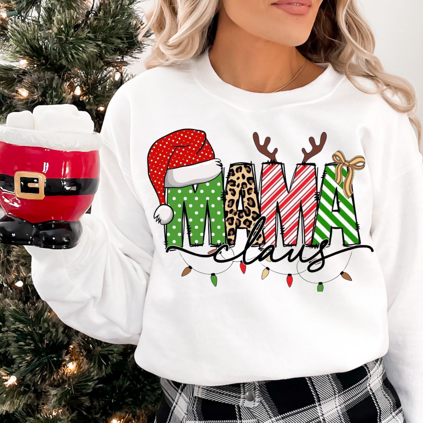 Mama Claus Festive Christmas Sweatshirt