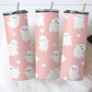 Cute Ghost Pink Tumbler