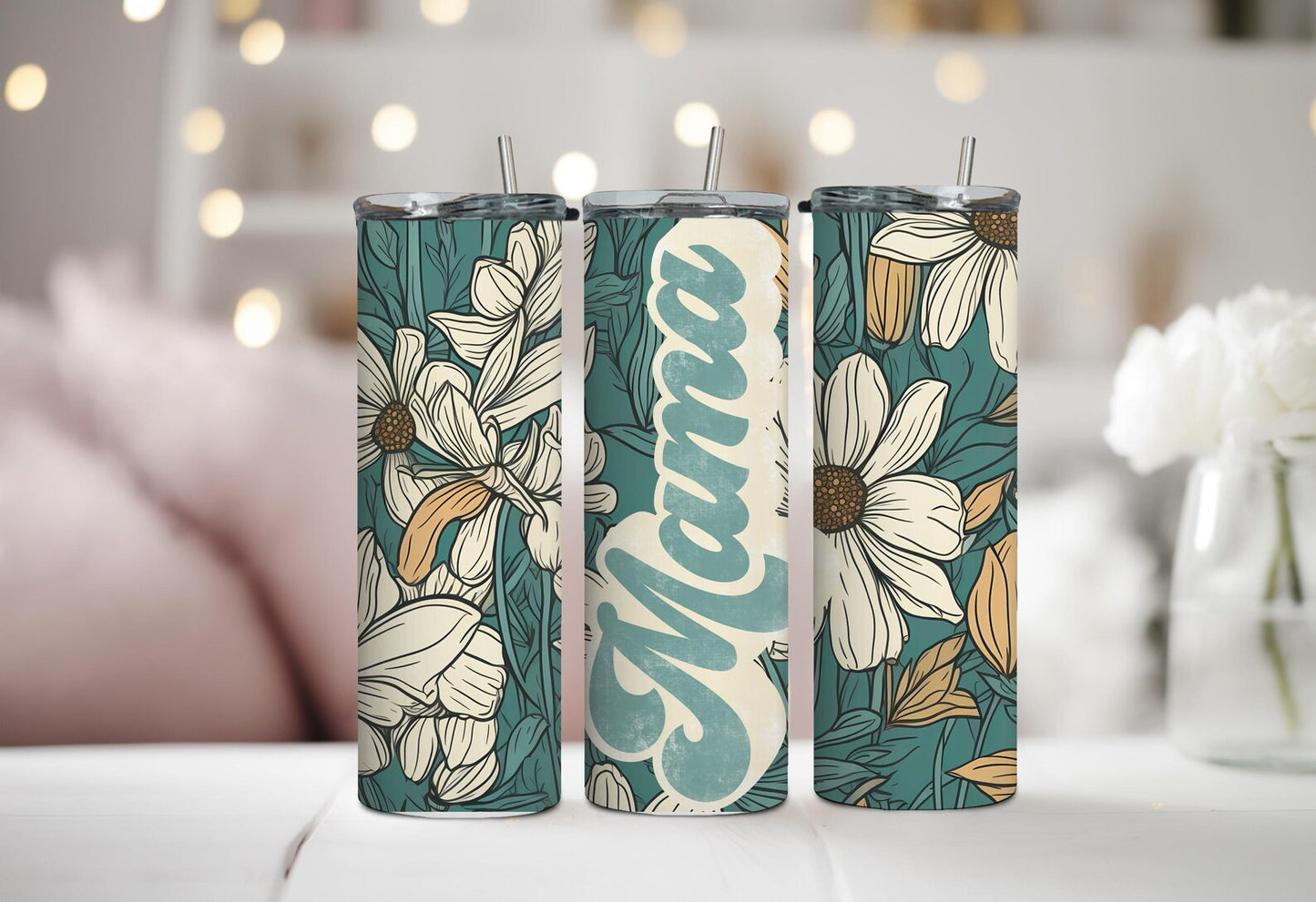 Floral Mama Tumbler