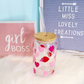 Hearts Lollipop Beer Can Glass