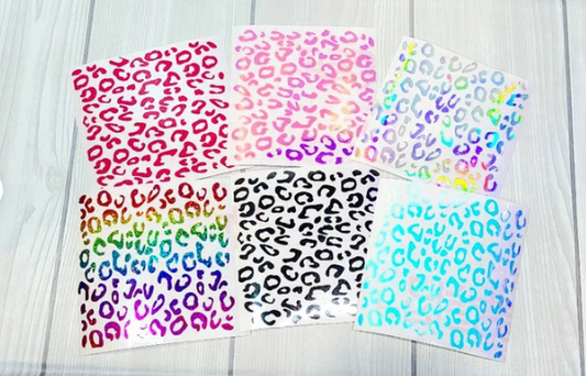 Leopard Print Vinyl Decal