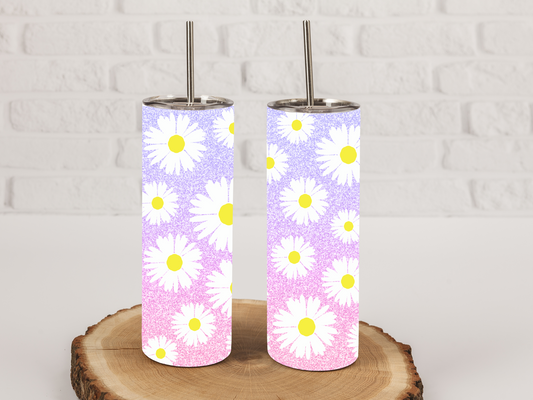 Ombre Daisies Tumbler