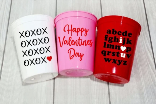 Valentine's Day Party Cups