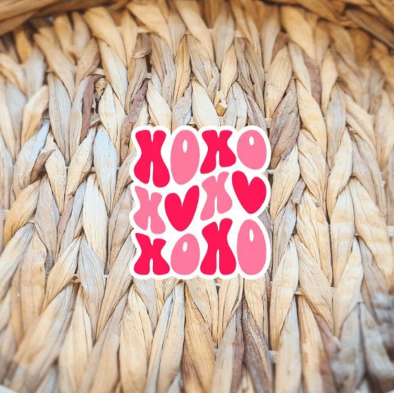 Retro XOXO Sticker