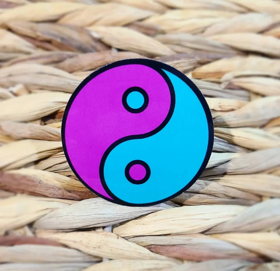 Pegatina Yin Yang