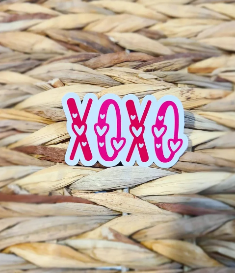 XOXO Rainbow Sticker